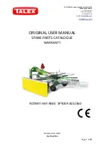 Предварительный просмотр 1 страницы Talex SPYDER 360 Original User Manual