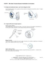 Предварительный просмотр 3 страницы Talk-a-Phone HS-RF-1 Installation Instructions