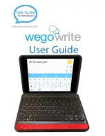 Preview for 1 page of Talk To Me Wegowrite User Manual