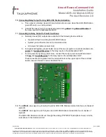 Предварительный просмотр 8 страницы Talkaphone AOR-24 Installation Manual