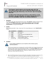 Talkaphone ETP-MT/R Series Installation Instructions preview