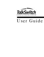 Talkswitch 48 User Manual preview