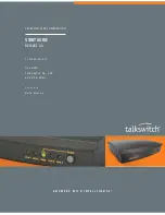 Talkswitch CT.TS005.002501 Start Manual preview