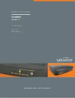 Предварительный просмотр 1 страницы Talkswitch CT.TS005.003902 User Manual