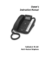 Talkswitch TS-100 Owner'S Instruction Manual preview