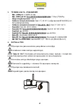 Предварительный просмотр 44 страницы Tallas GC50 + KIT 4M Instruction Manual