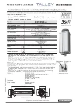 Talley KETHREIN 86010148V01 Manual preview