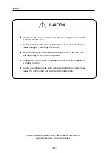 Preview for 8 page of Tally Dascom 7106 Installation Manual/User Manual