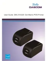 Preview for 1 page of Tally Dascom DM-210 User Manual