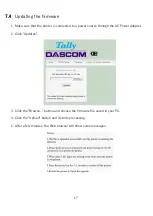 Preview for 25 page of Tally Dascom DP-581H Operator'S Manual