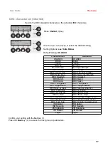 Preview for 84 page of Tally Dascom LA2810 User Manual