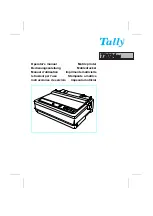 Tally T2024/24 Operator'S Manual preview