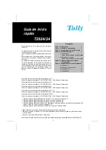 Preview for 35 page of Tally T2024/24 Operator'S Manual