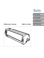 Tally T2030 Reference Manual preview