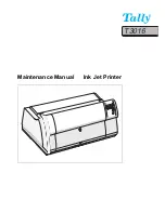 Tally T3016 Maintenance Manual preview