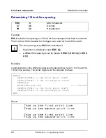 Preview for 68 page of Tally T5023+ Programming Manual