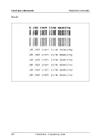 Preview for 72 page of Tally T5023+ Programming Manual