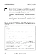 Preview for 88 page of Tally T5023+ Programming Manual