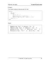 Preview for 101 page of Tally T5023+ Programming Manual