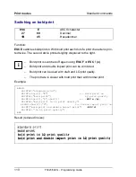 Preview for 120 page of Tally T5023+ Programming Manual