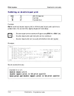 Preview for 122 page of Tally T5023+ Programming Manual