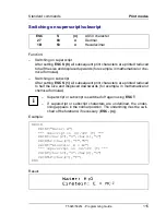 Preview for 125 page of Tally T5023+ Programming Manual