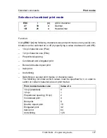 Preview for 127 page of Tally T5023+ Programming Manual