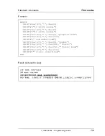 Preview for 129 page of Tally T5023+ Programming Manual