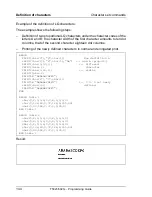 Предварительный просмотр 154 страницы Tally T5023+ Programming Manual