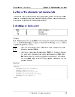 Предварительный просмотр 157 страницы Tally T5023+ Programming Manual