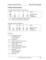 Preview for 243 page of Tally T5023+ Programming Manual