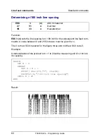 Preview for 70 page of Tally T5023 Programming Manual