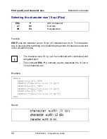 Preview for 108 page of Tally T5023 Programming Manual