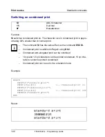 Preview for 112 page of Tally T5023 Programming Manual