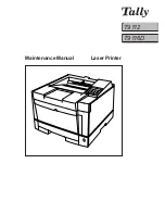 Tally T9112 Maintenance Manual preview