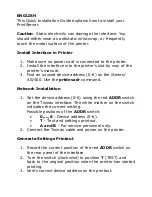 Preview for 2 page of Tally TallyCom III Twinax IIF-4 Quick Installation Manual