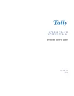 Preview for 1 page of Tally XPRESS T9412i Network User'S Manual