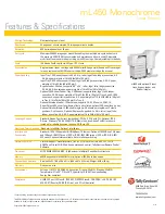 Preview for 2 page of TallyGenicom Intelliprint ML450 Specification Sheet