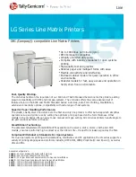 TallyGenicom LG Datasheet предпросмотр