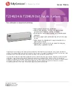 TallyGenicom T2340-24 Datasheet preview