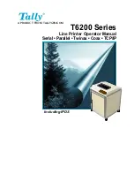 Предварительный просмотр 1 страницы TallyGenicom T6200 Series Operator'S Manual