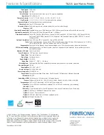 Предварительный просмотр 2 страницы TallyGenicom T6215 Datasheet