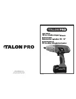 Talon Pro 18V d.c. Cordless Impact Wrench User Manual preview