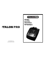 Preview for 8 page of Talon Pro 18V d.c. Cordless Impact Wrench User Manual