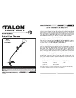 Talon AT33552 User Manual preview