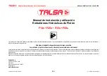 Preview for 131 page of Talsa F14s Operating Instructions And Eu Declaration Of Conformity