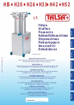 Preview for 1 page of Talsa H15 Operating Instructions Manual