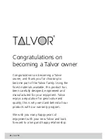 Preview for 2 page of Talvor 480A Owner'S Manual