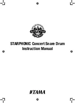 Tama STARPHONIC Instruction Manual preview