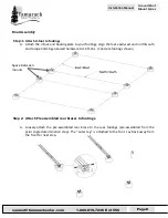 Предварительный просмотр 9 страницы Tamarack Solar Ground Roof Mount Series Installation Manual